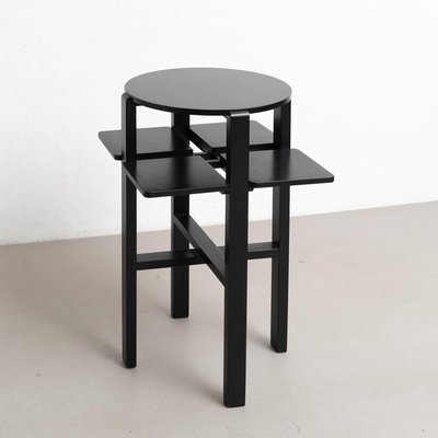 Black side table